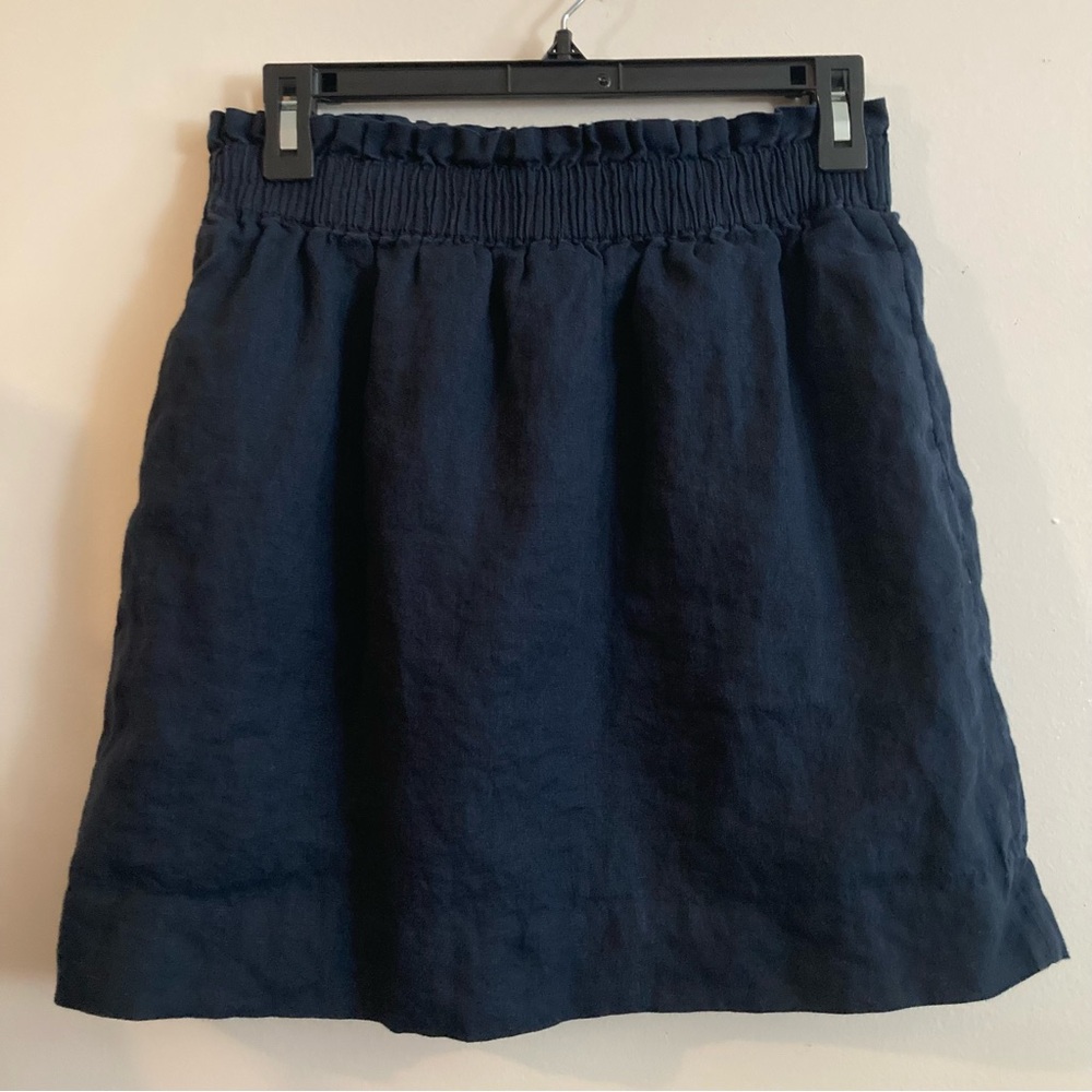 JCREW linen skirt